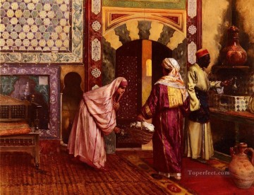 ハマム アラビアの画家 ルドルフ・エルンスト Oil Paintings